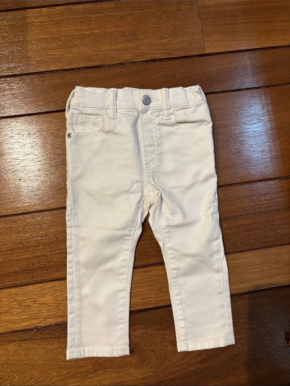 Gap Toddler White Taper Jeans Size 2T